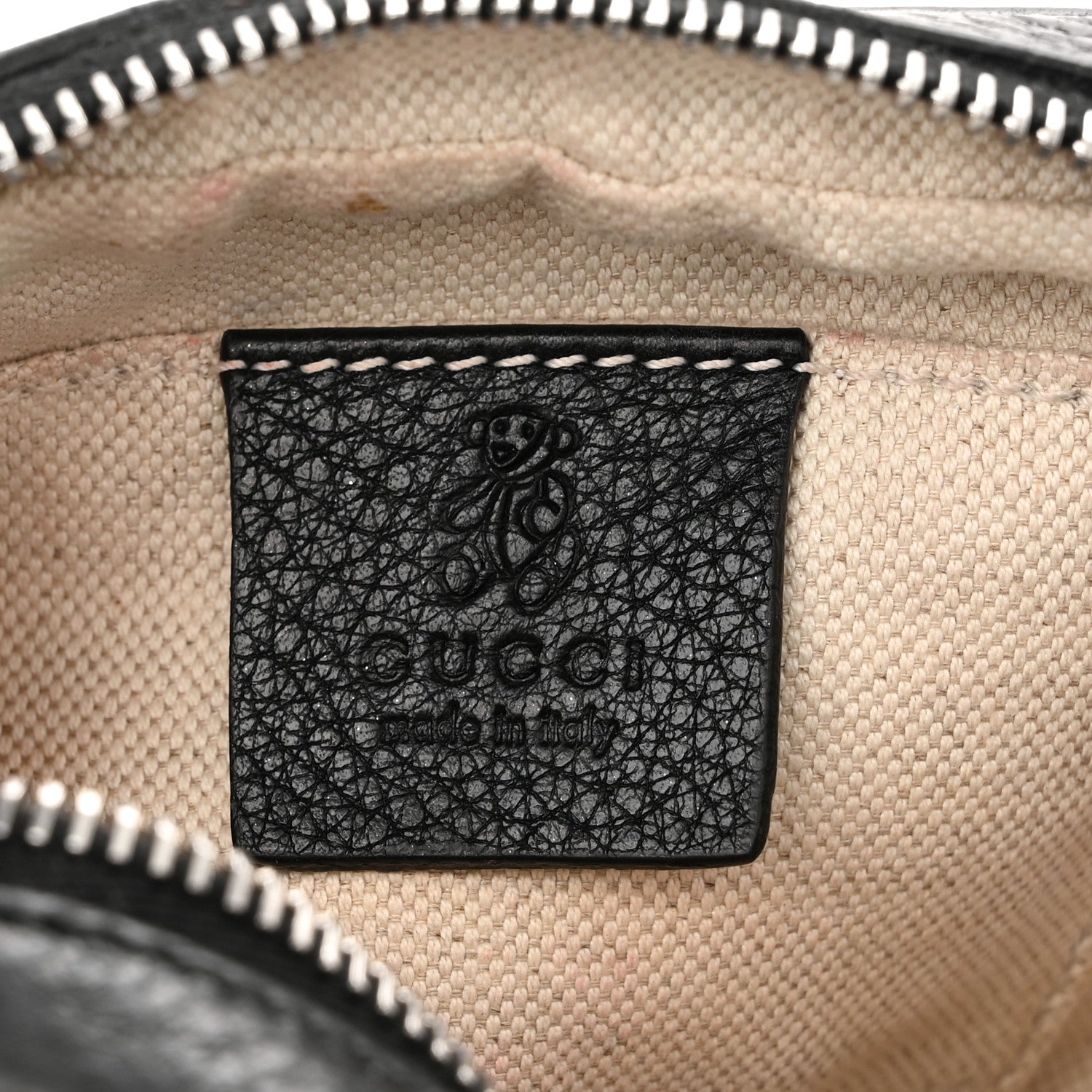 Gucci Pebbled Calfskin Children's Mini Soho Disco Messenger Bag Black 6 of 15
