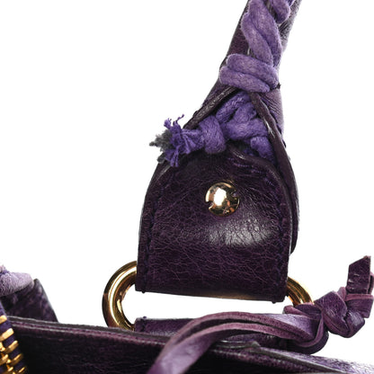 Balenciaga Agneau Giant 21 Gold Hardware City Raisin 9 of 10
