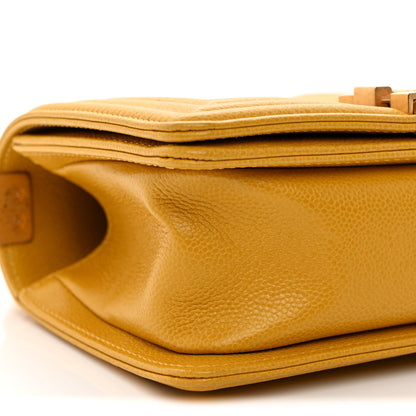 Chanel Lambskin Quilted Small Boy Flap Yellow 10 of 13