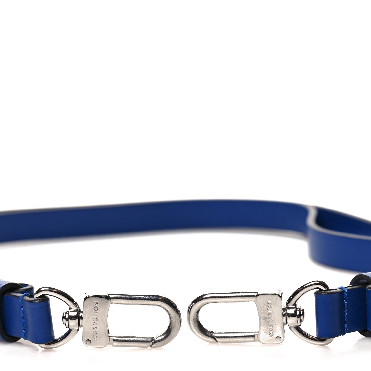 Louis Vuitton Calfskin Neo Noe Shoulder Strap Blue 3 of 4