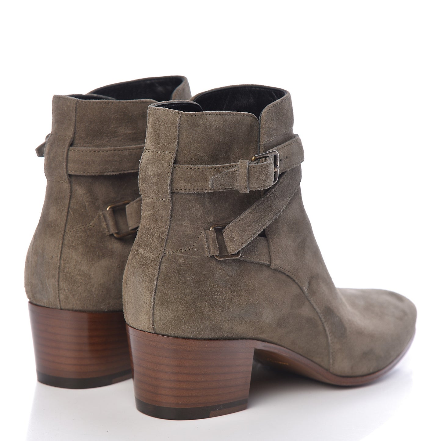 Suede Womens Blake Ankle Boots 37.5 Kaki Militaire