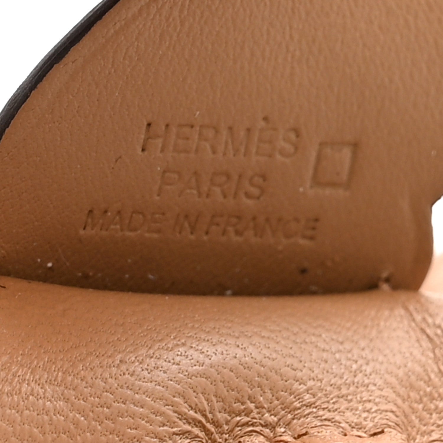 Hermes Milo Lambskin Matte Alligator Touch Grigri Rodeo Pegase Horse Bag Charm PM Chai 3 of 5