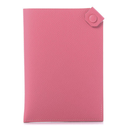 Hermes Epsom Tarmac PM Passport Holder Rose Azalee 1 of 7
