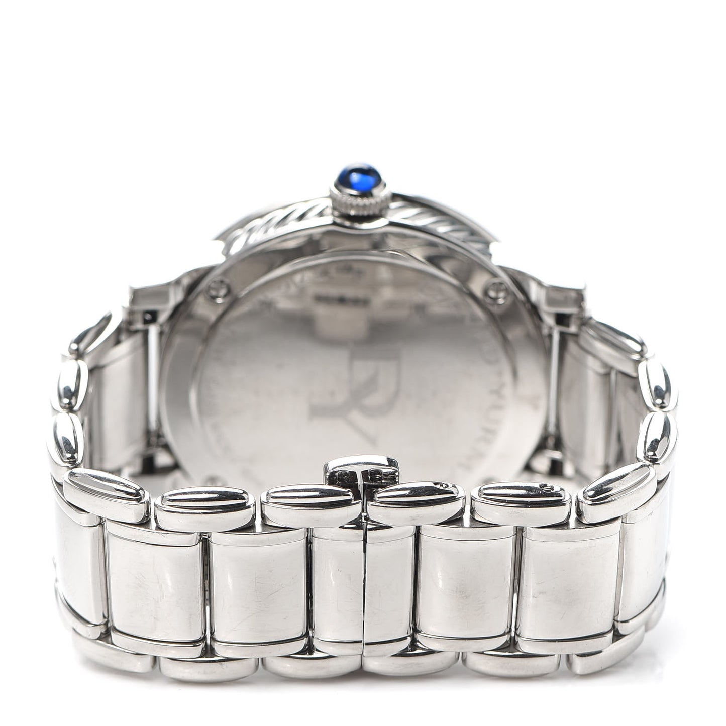 Stainless Steel Diamond Bezel Mother of Pearl 38mm Classic Quartz Watch