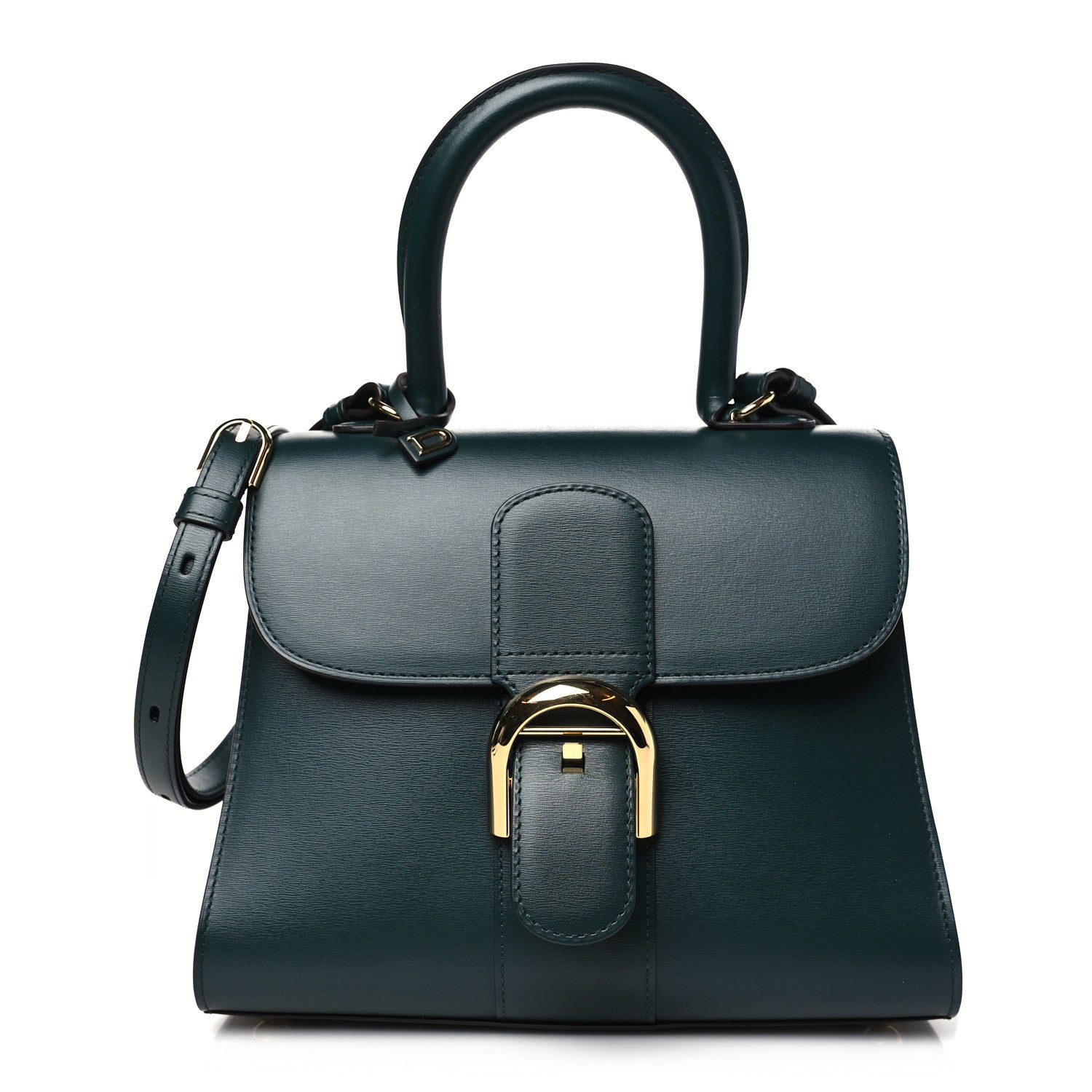 Delvaux Box Calfskin PM Brillant Satchel Pine 1 of 10