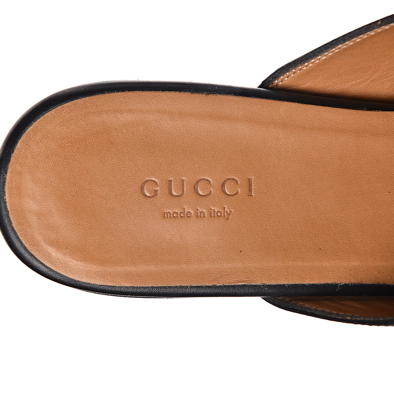 Gucci Calfskin Womens Princetown Slippers 39 Black 6 of 15