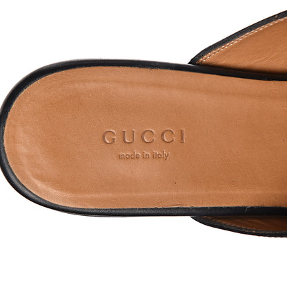Gucci Calfskin Womens Princetown Slippers 39 Black 6 of 15