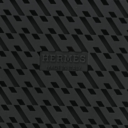 Hermes Calfskin Womens Chypre Sandals 39 Black 6 of 9