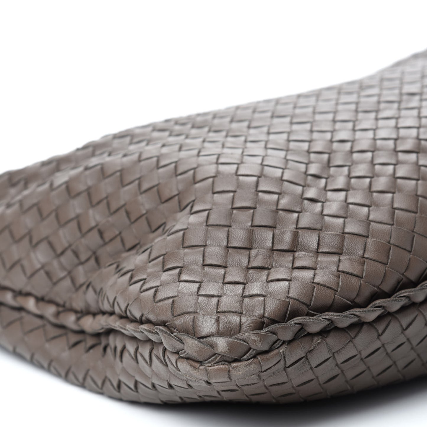 Nappa Intrecciato Medium Veneta Hobo Shadow