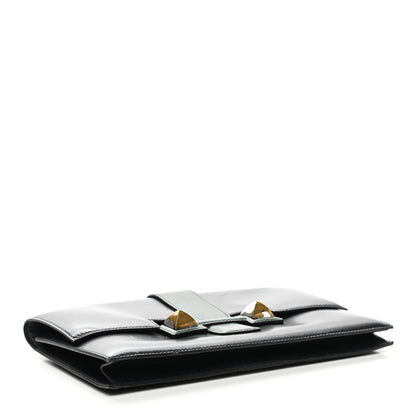 Hermes Box Medor Clutch 23 Bleu Indigo Vert Bengale 4 of 10