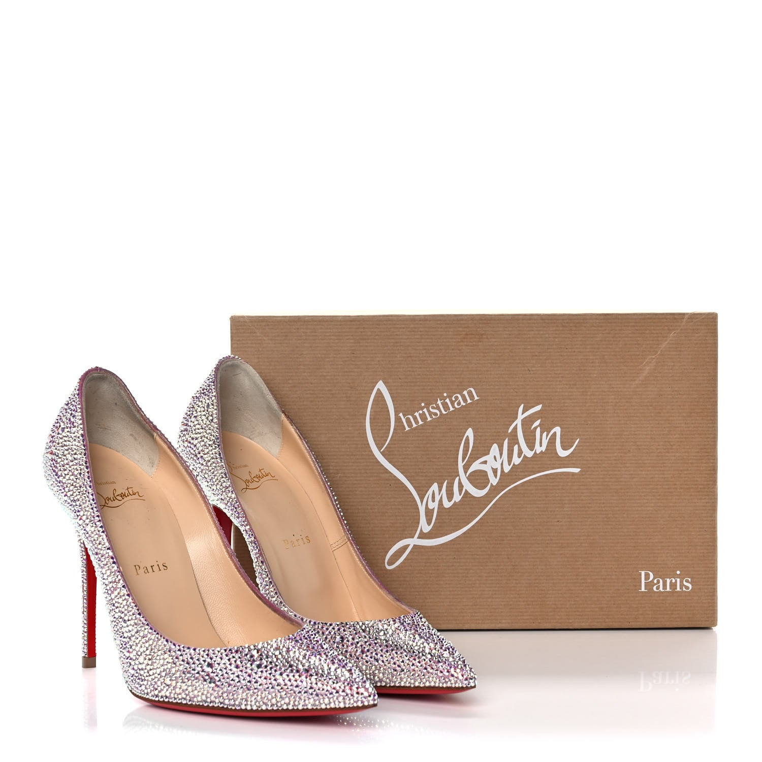 Christian Louboutin Crystal Strass So Kate 100 Pumps 38.5 Pink 10 of 10