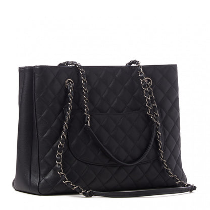 Chanel Caviar Quilted Urban Companion Shopping Tote Black 2 of 10