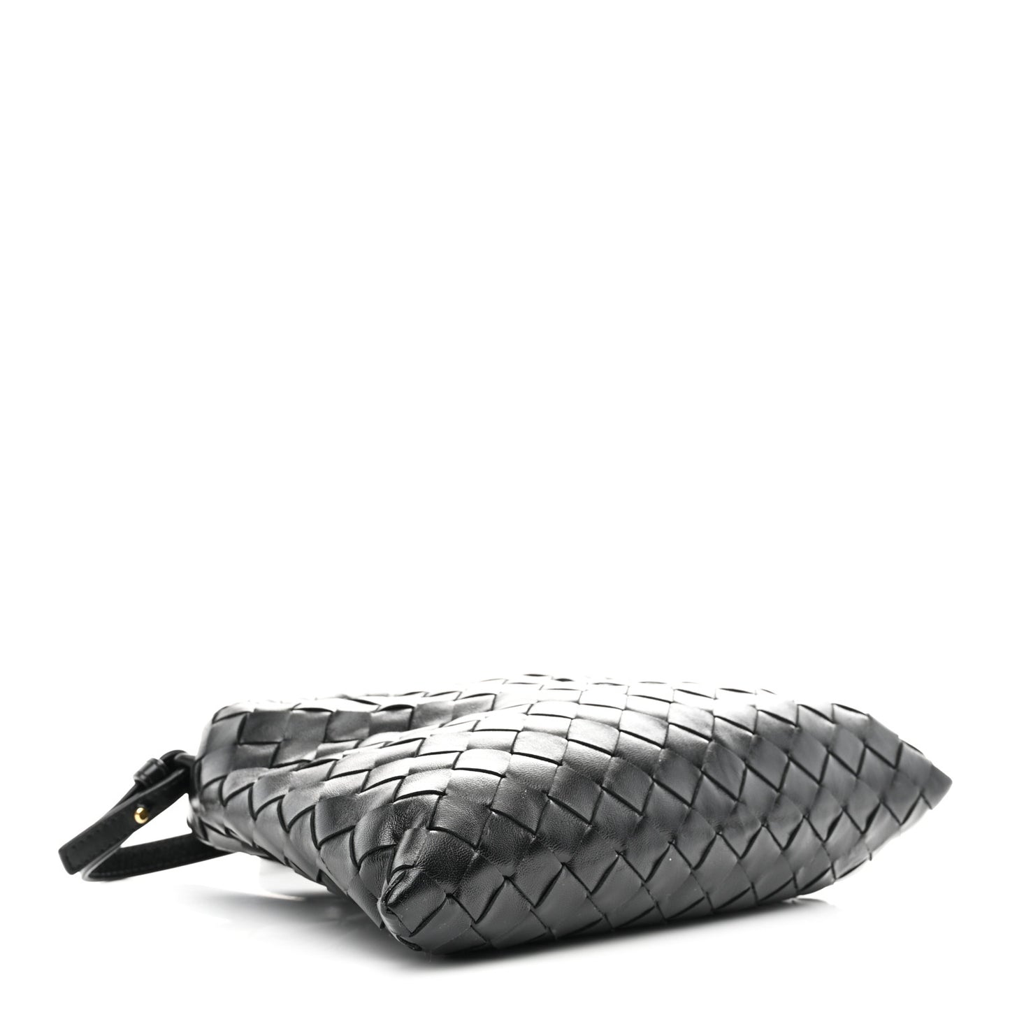 Calfskin Intrecciato Mini Hop Black
