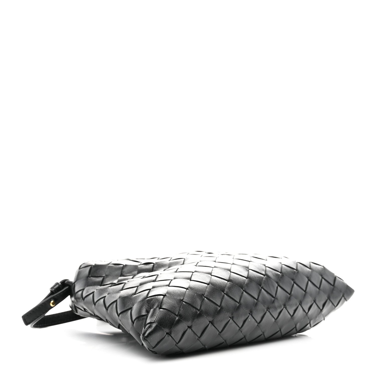 Bottega Veneta Calfskin Intrecciato Mini Hop Black 4 of 10