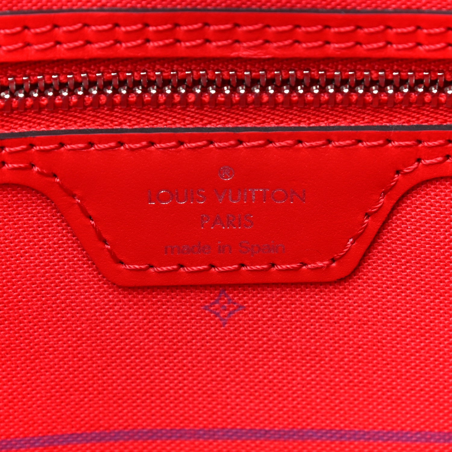 Louis Vuitton Monogram Escale Neverfull MM Rouge 7 of 9