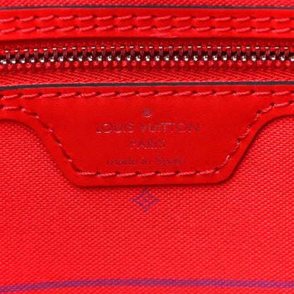 Louis Vuitton Monogram Escale Neverfull MM Rouge 7 of 9