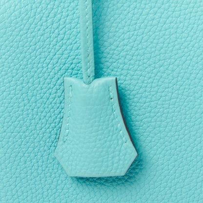 Hermes Togo Kelly Retourne 28 Bleu Atoll 27 of 31