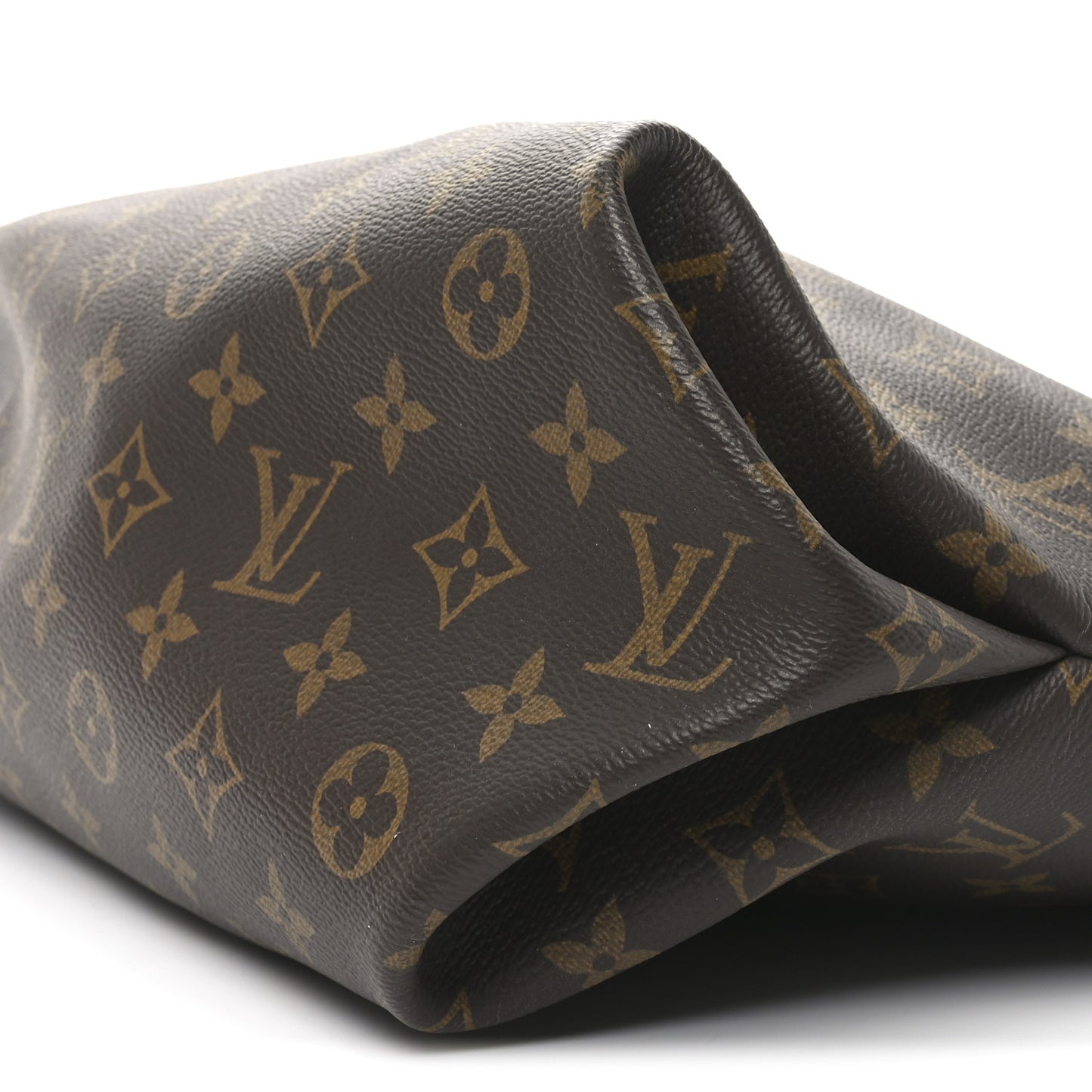 Monogram Flower Zipped Tote MM Black