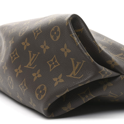 Louis Vuitton Monogram Flower Zipped Tote MM Black 9 of 9