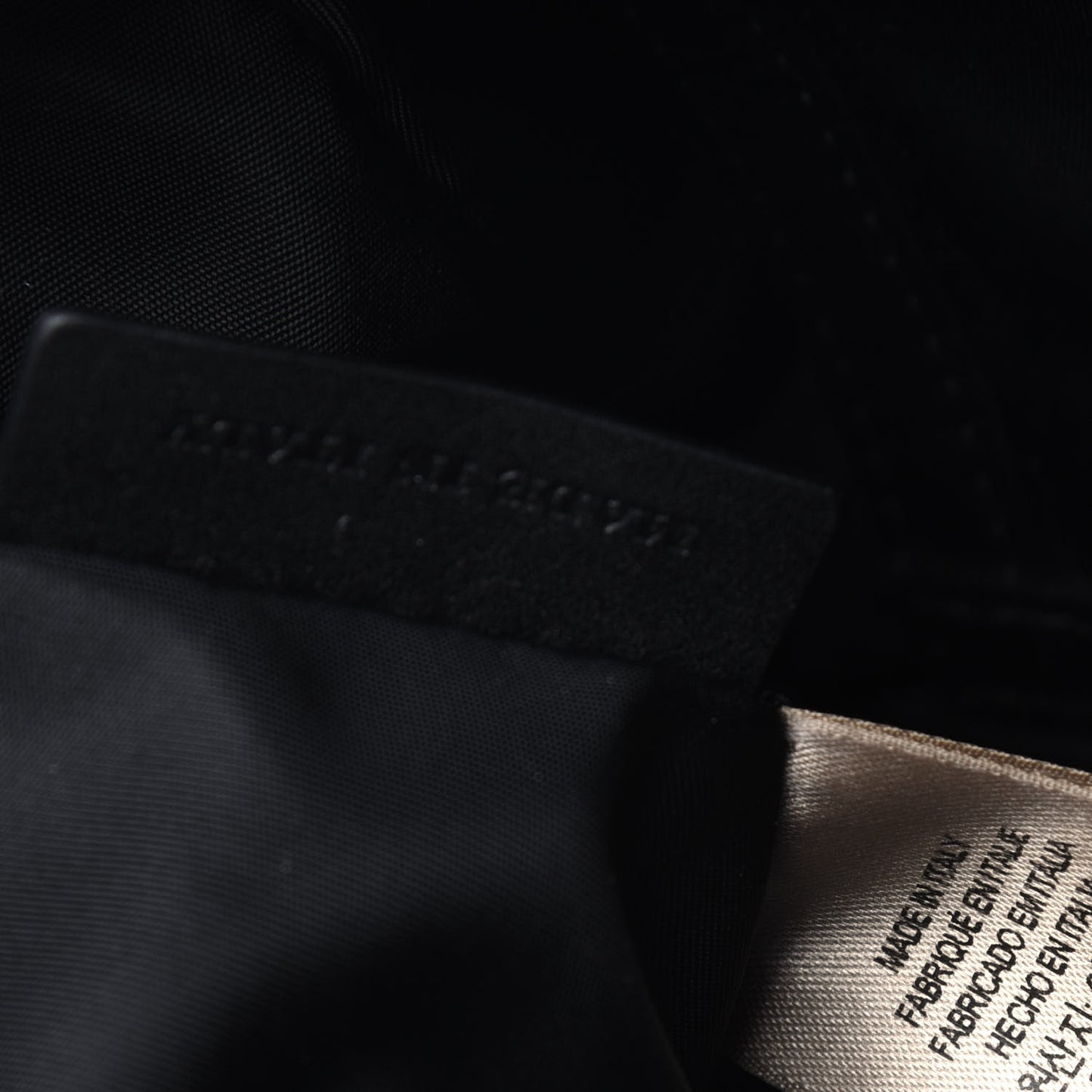 Nylon Crossbody Bag Black