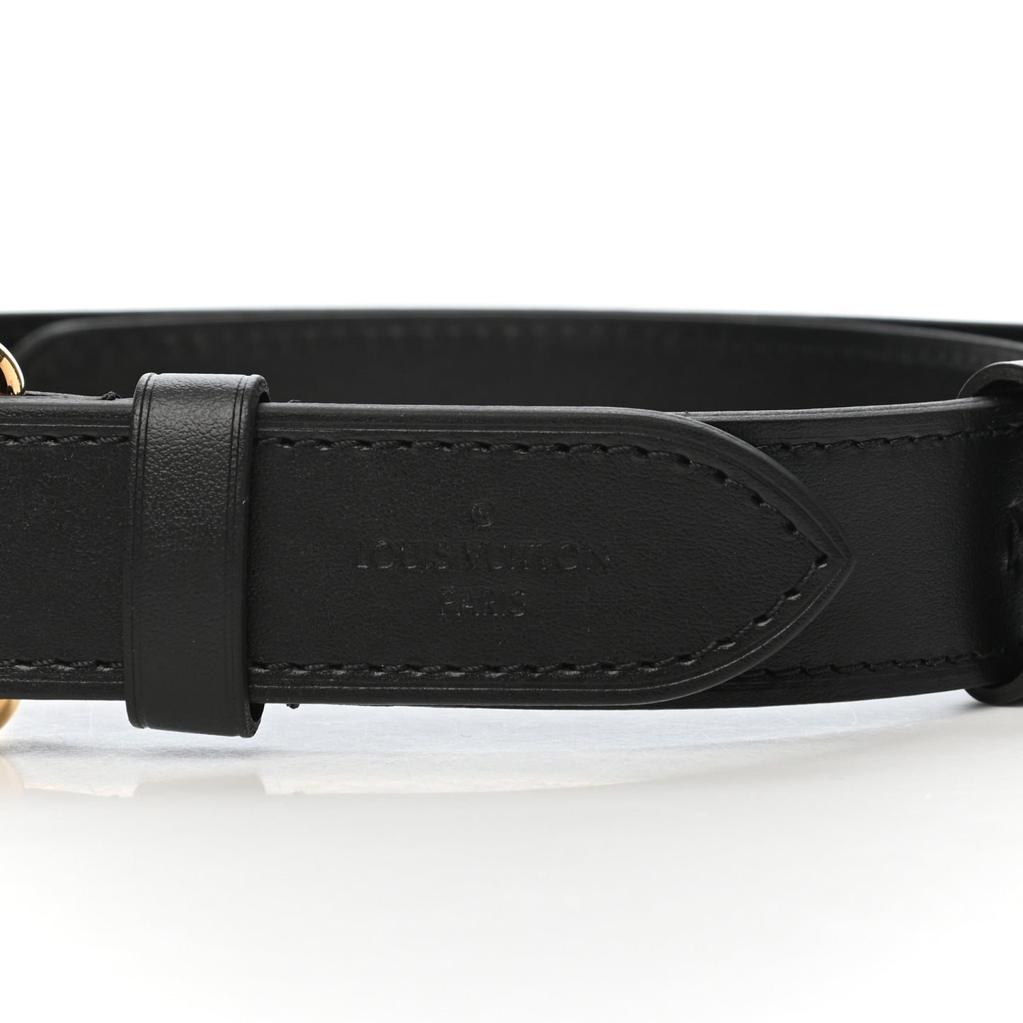 Calfskin Odeon PM Adjustable Shoulder Strap Black