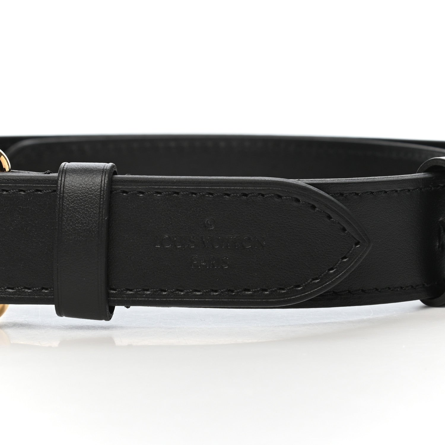 Louis Vuitton Calfskin Odeon PM Adjustable Shoulder Strap Black 6 of 8