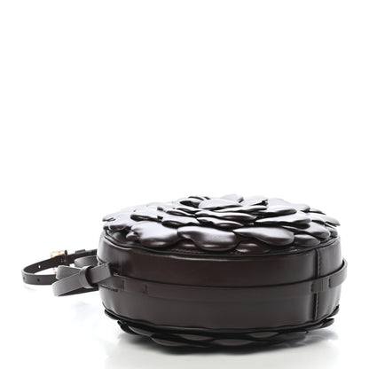 Valentino Garavani Nappa Atelier 03 Rose Edition Round Crossbody Bag Bitter Chocolate 4 of 9