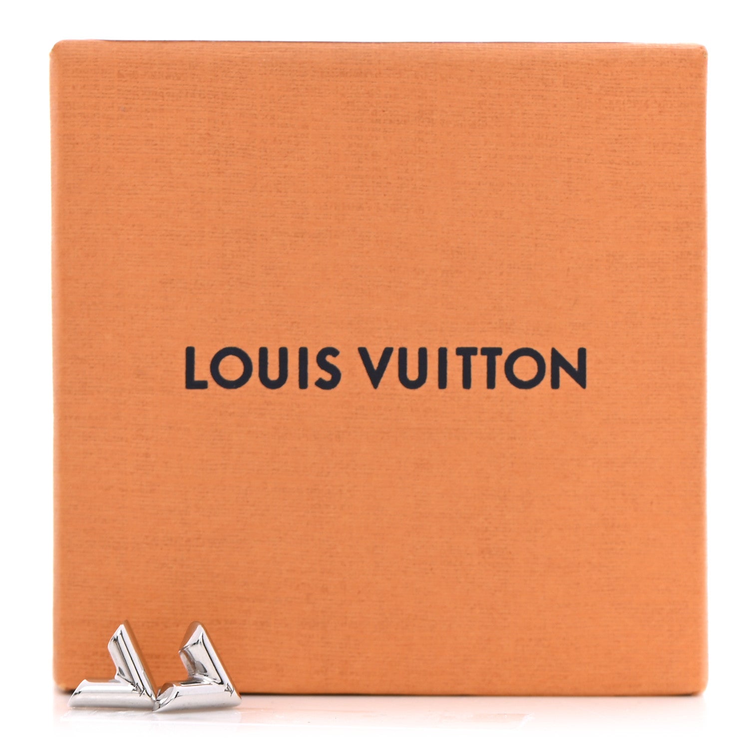 Louis Vuitton Essential V Stud Earrings Silver 6 of 6