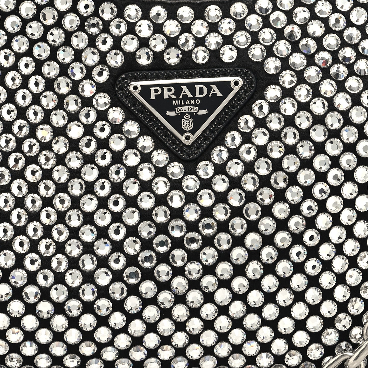 Satin Crystal Re-Edition 2005 Shoulder Bag Cristal