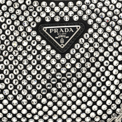 Prada Satin Crystal Re-Edition 2005 Shoulder Bag Cristal 9 of 11