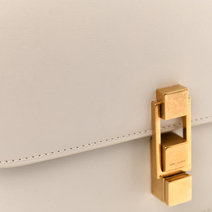 Saint Laurent Smooth Calfskin Carre Satchel Crema Soft 10 of 19