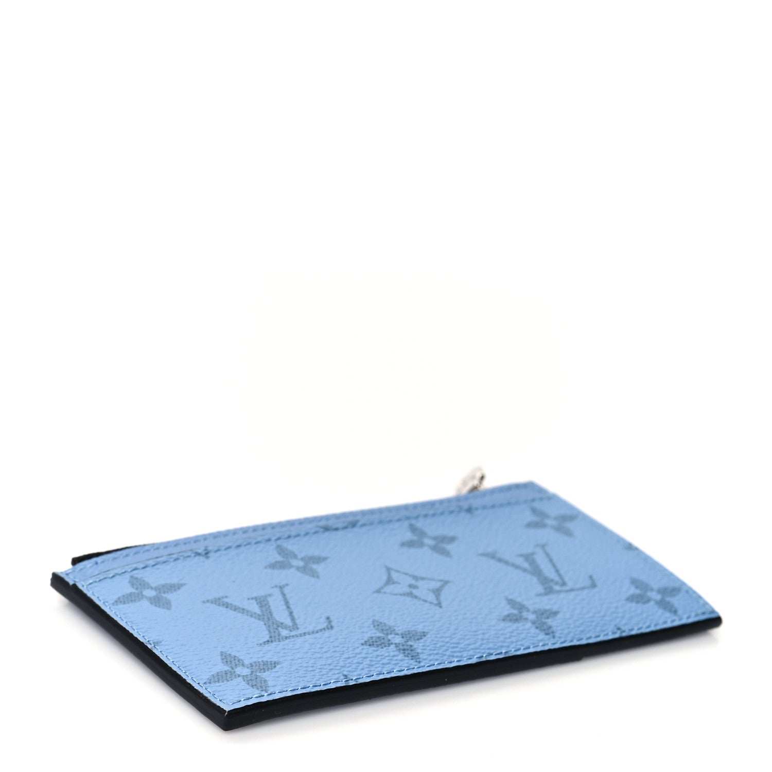 Louis Vuitton Monogram Taiga Coin Card Holder Denim 4 of 7