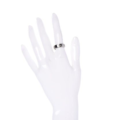 Cartier 18K White Gold 5.5mm LOVE Ring 51 5.75 2 of 7