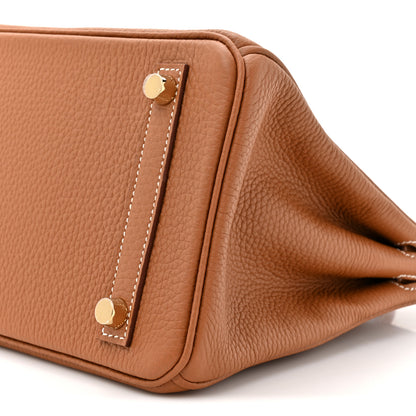 Hermes Togo Birkin 25 Gold 9 of 11