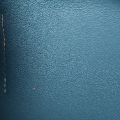 Hermes Togo Dogon Duo Wallet Blue Jean 8 of 15