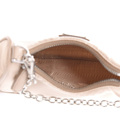 Prada Tessuto Nylon Saffiano Mini Re-Edition 2000 Shoulder Bag Cammeo 4 of 9