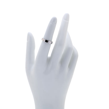Cartier 18K White Gold 3.5mm LOVE Wedding Band Ring 50 5.25 2 of 6