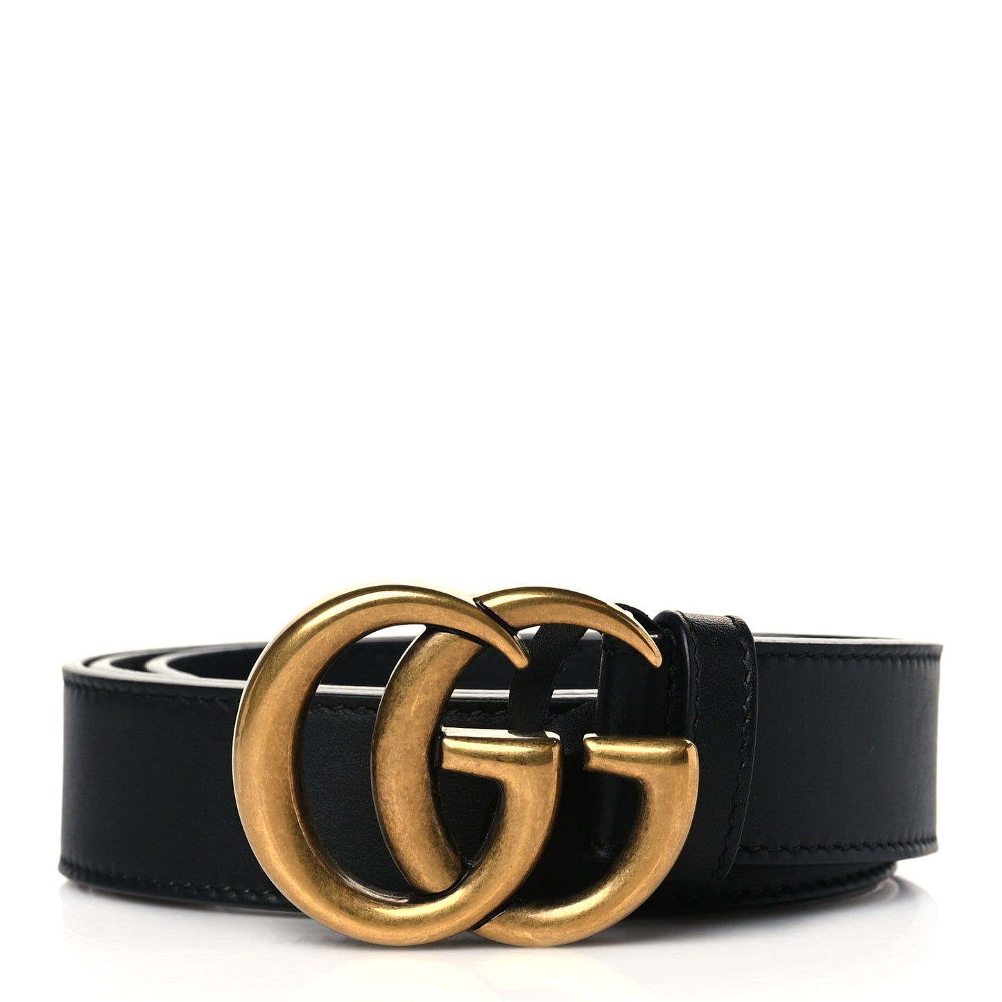 Calfskin Double G 30mm Belt 80 32 Black