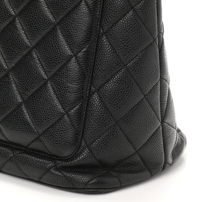 Chanel Caviar Quilted Medallion Tote Black 26 of 27