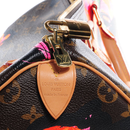 Louis Vuitton Monogram Roses Keepall 50 5 of 7