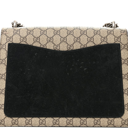Gucci GG Supreme Monogram Medium Dionysus Shoulder Bag Black 12 of 16