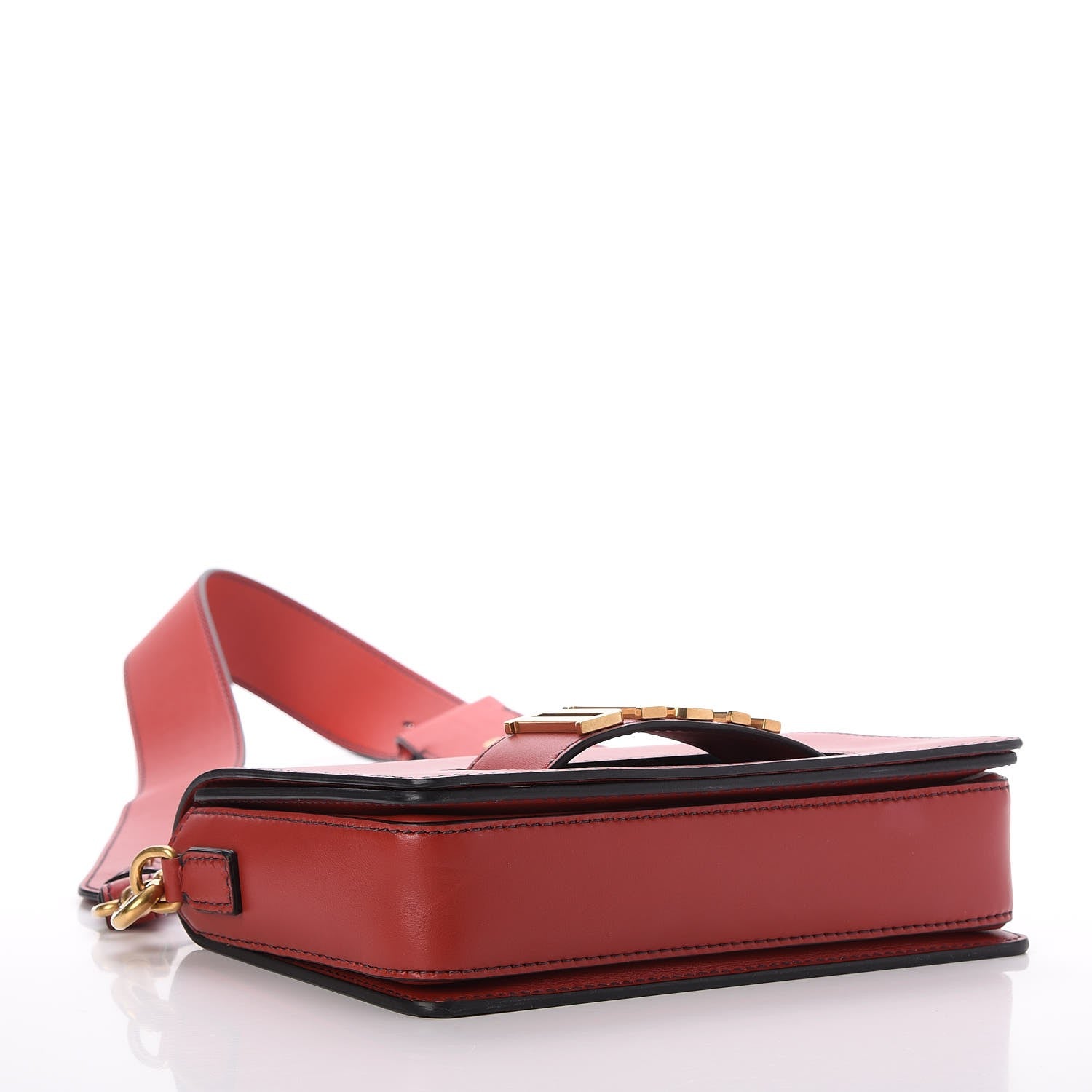 Christian Dior Smooth Calfskin Dio(r)evolution Flap Bag Red 5 of 8