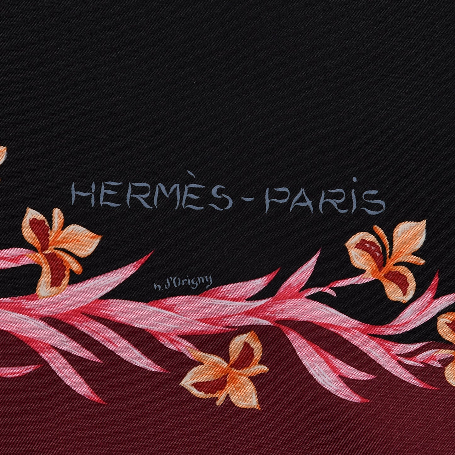 Silk Cheval Fleuri Scarf 90