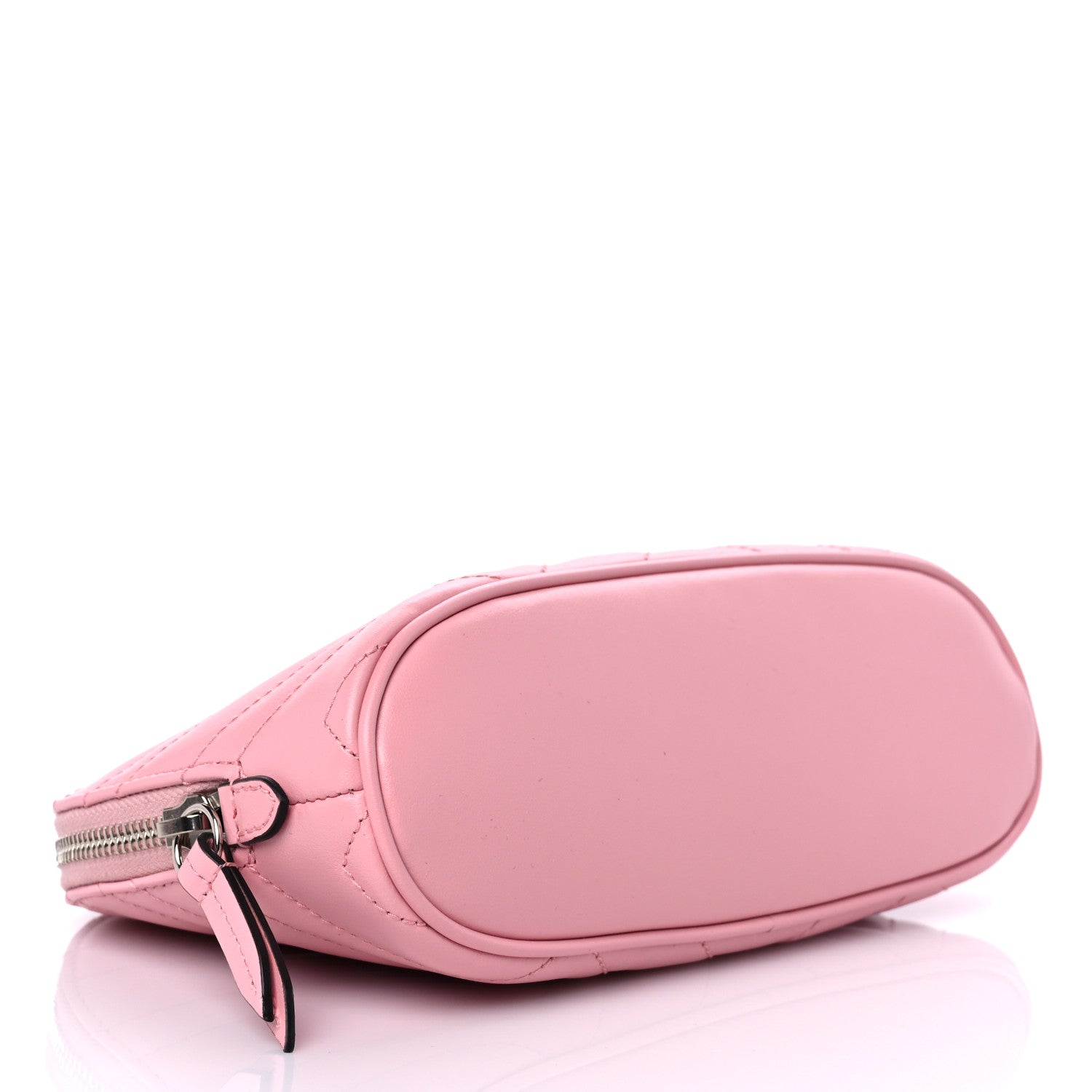 Gucci Calfskin Matelasse Large GG Marmont Pouch Cosmetic Case Wild Rose 4 of 9