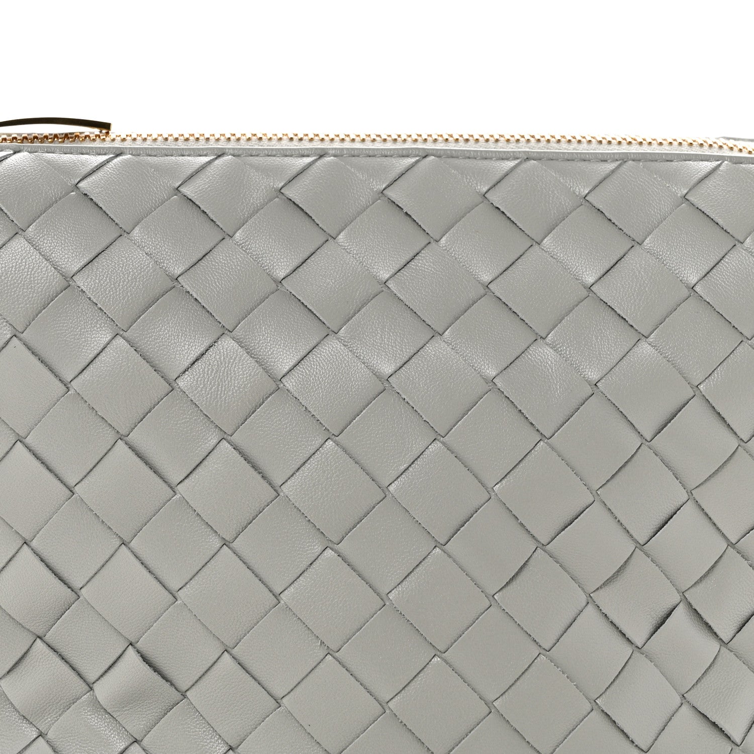 Bottega Veneta Calfskin Nappa Intrecciato Mini Wallace Agate Grey