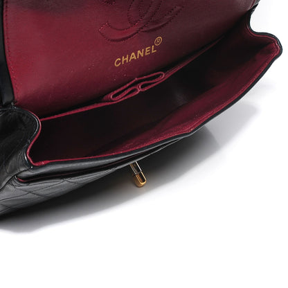 Chanel Lambskin Quilted Small Double Flap Black 8 of 8