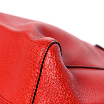 Gucci Dollar Calfskin Small Swing Tote Red 11 of 12