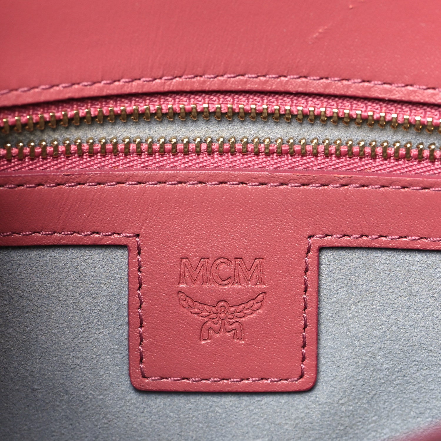 MCM Velvet Swarovski Crystal Patricia Crossbody Bag Quartz Pink 6 of 13