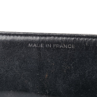Chanel Metallic Calfskin Quilted Single Flap Black 6 of 18