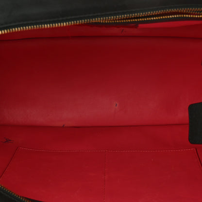 Valentino Garavani Calfskin Carmen Medium Tote Black Deep Rose 6 of 13